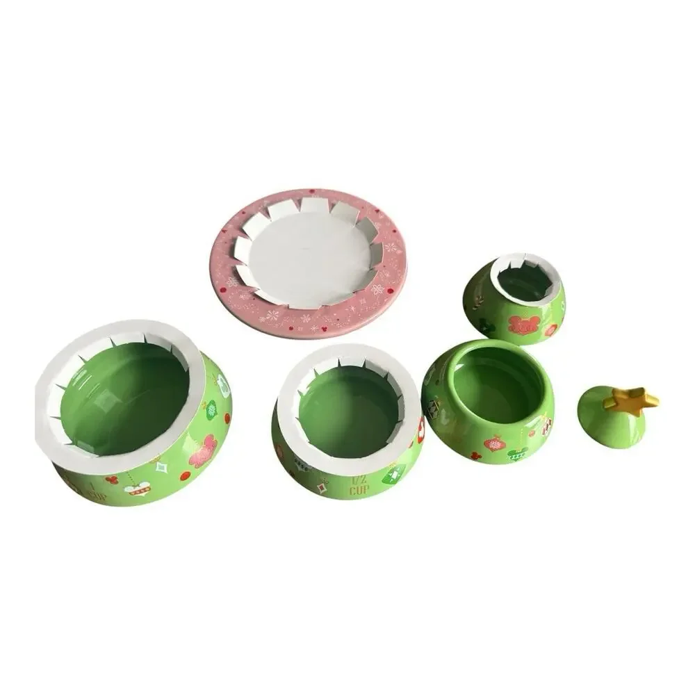 Disney Mickey Minnie Icon Holiday Measuring Cups Tree New